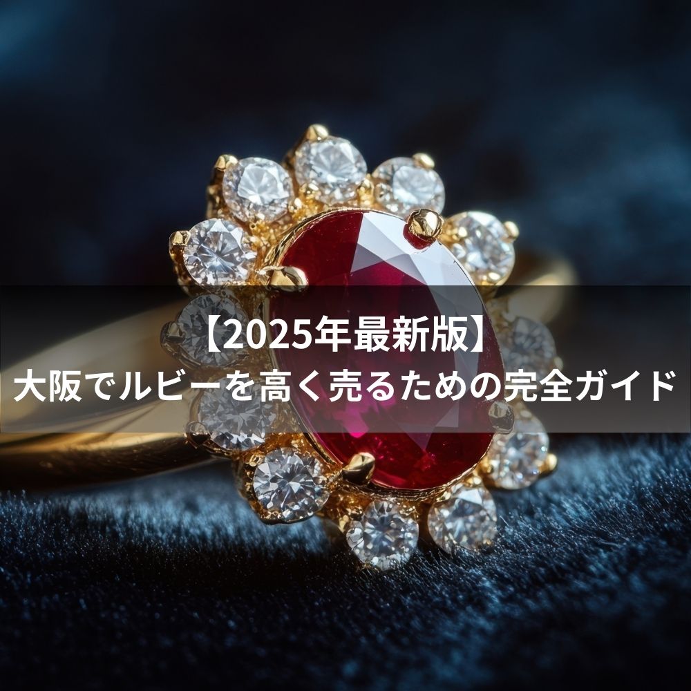 【2025年最新版】大阪でルビーを高く売るための完全ガイド  ～ルビー買取「どこがいい？」と迷った方へ～